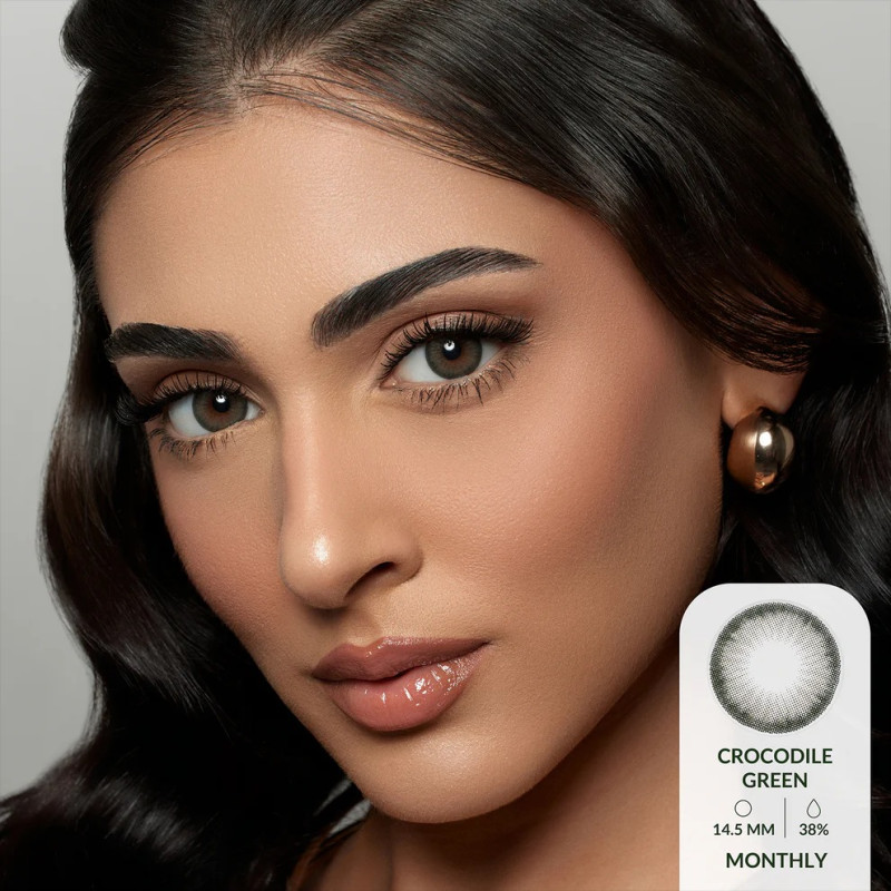 امارا - عدسات ملونه شهرية كروكودايل جريين - الصورة 3